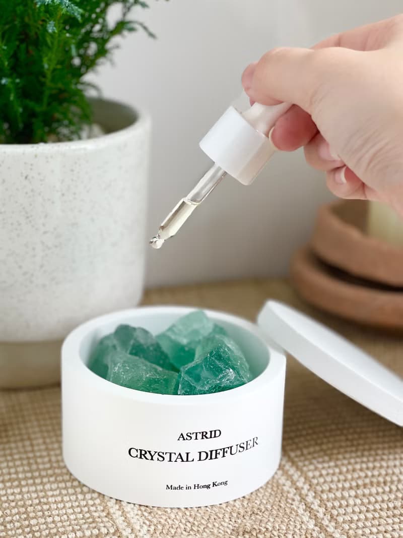 綠螢石水晶擴香套裝- 禮物首選