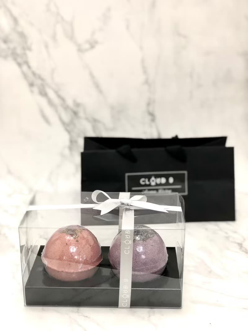 【空盒包裝加購】CLOUD 9泡澡炸彈 2入裝 禮盒加購 (不含泡澡炸彈