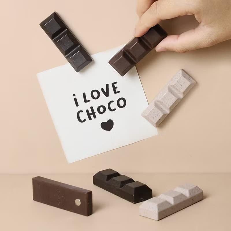 QUALY  巧克力造型磁鐵(六入組)