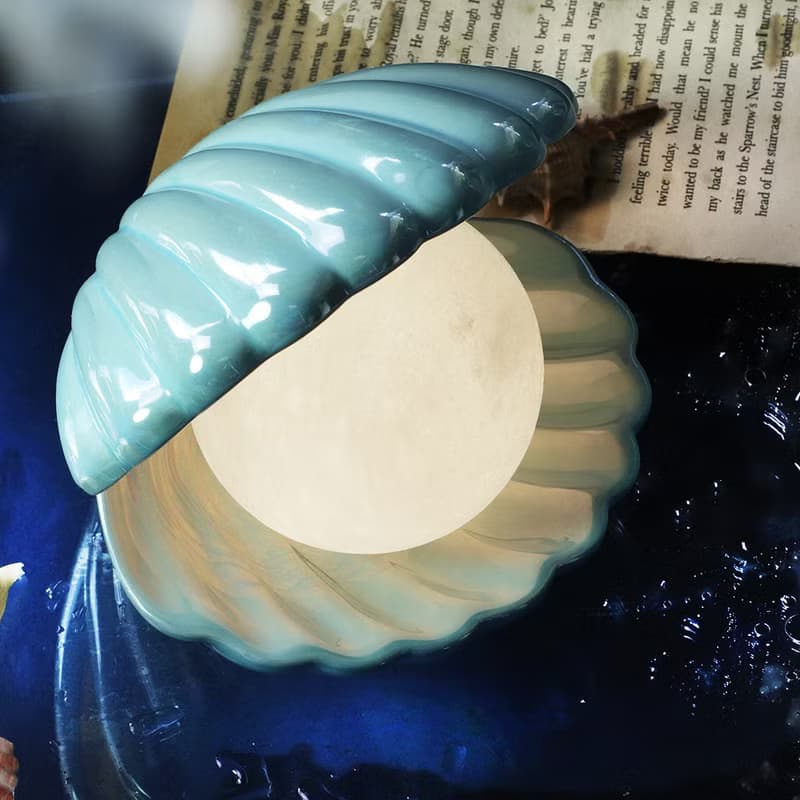 月神眼淚(藍) 鹽燈 // 療癒心靈 淨化磁場母親節禮物