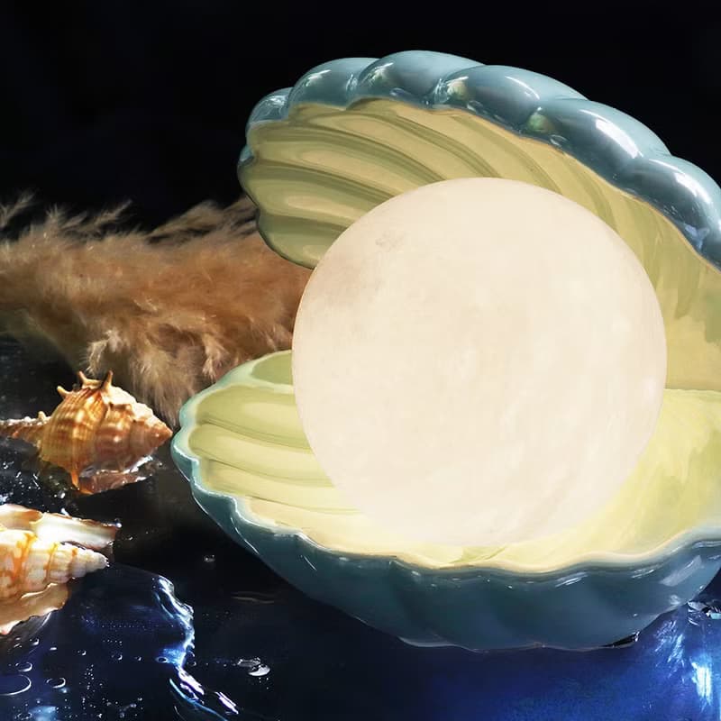 月神眼淚(藍) 鹽燈 // 療癒心靈 淨化磁場母親節禮物