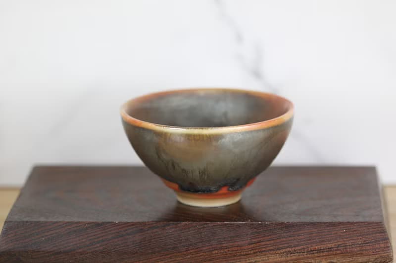 【送禮好物】120ml 鐵釉 柴燒茶杯 茶碗 鶯歌名家葉敏祥作品