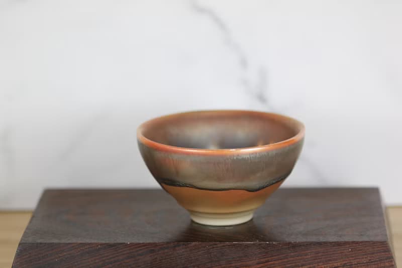 【送禮好物】120ml 鐵釉 柴燒茶杯 茶碗 鶯歌名家葉敏祥作品