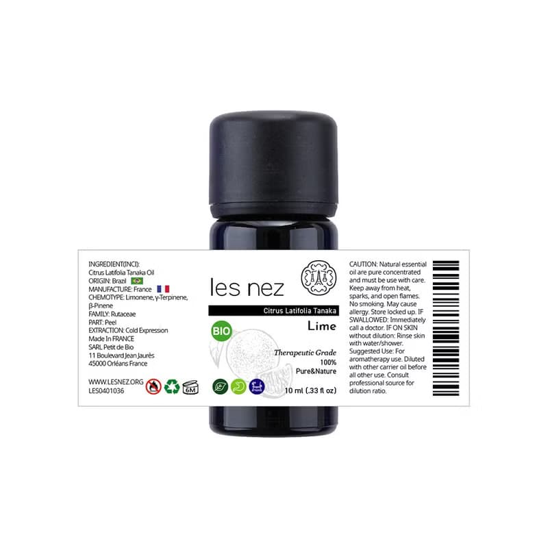 【Les nez 香鼻子】天然單方萊姆純精油 10ML