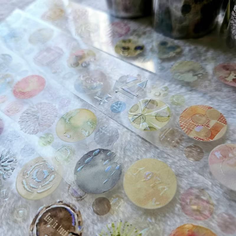 好多圈圈 貝殼光亮面PET