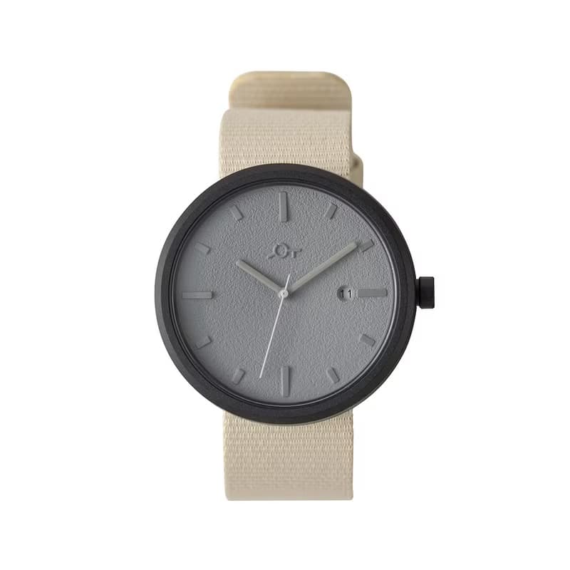 日本 YOT WATCH 40mm手錶 / 米色