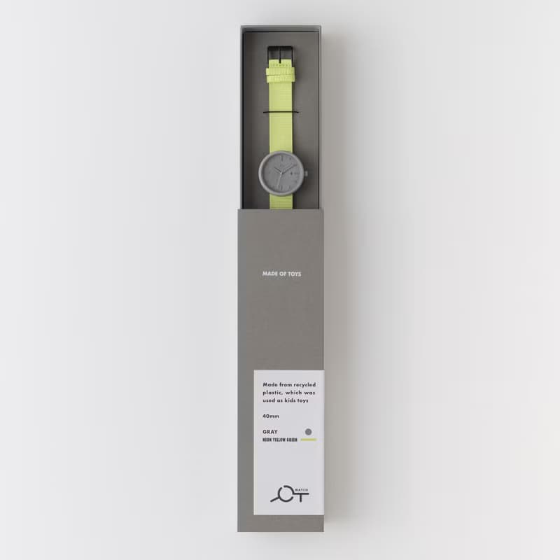 日本 YOT WATCH 40mm手錶 / 米色