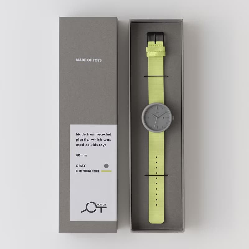 日本 YOT WATCH 40mm手錶 / 米色