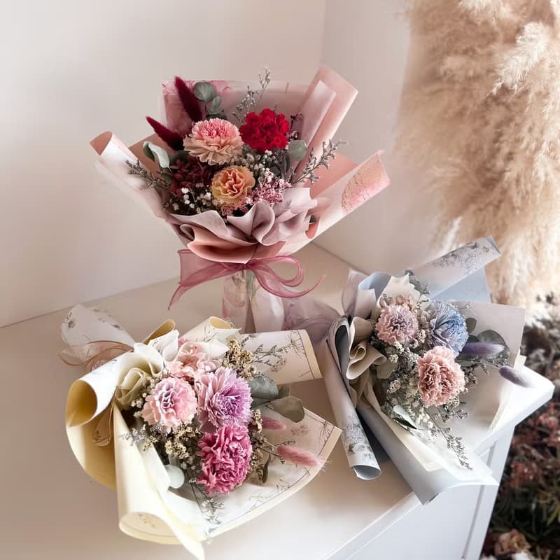 康乃馨永生花束 l 現貨立即出 l  l 母親節 l 情人節 l 畢