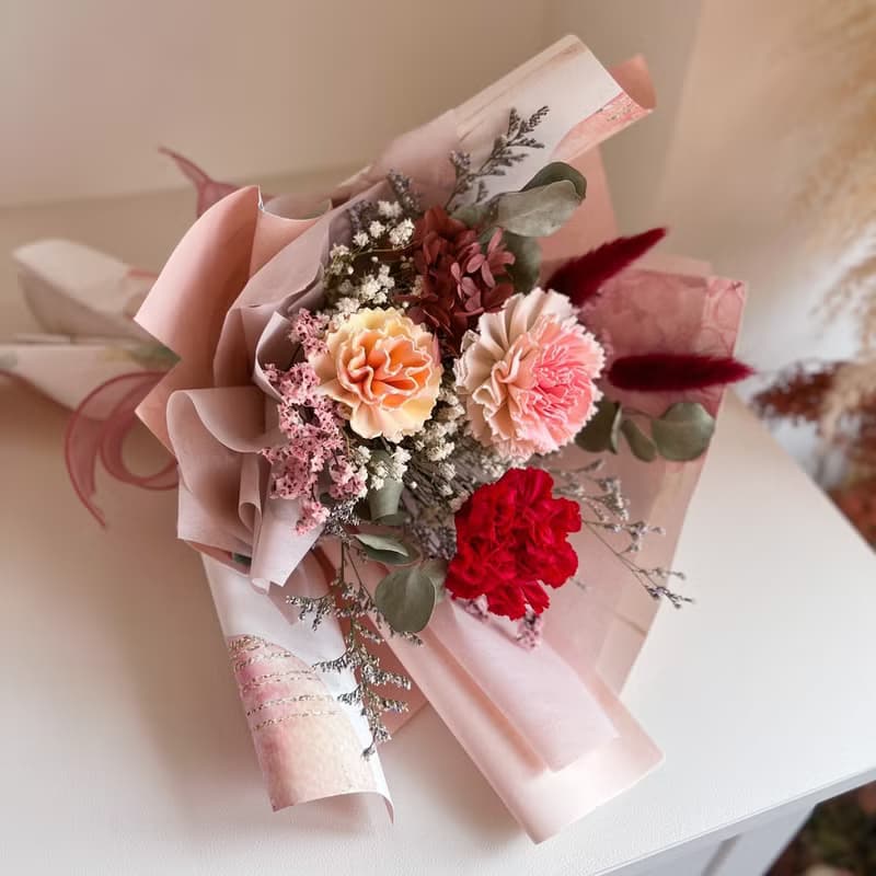 康乃馨永生花束 l 現貨立即出 l  l 母親節 l 情人節 l 畢