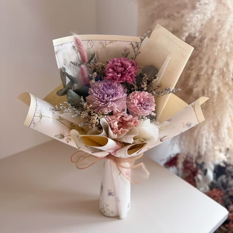 康乃馨永生花束 l 現貨立即出 l  l 母親節 l 情人節 l 畢