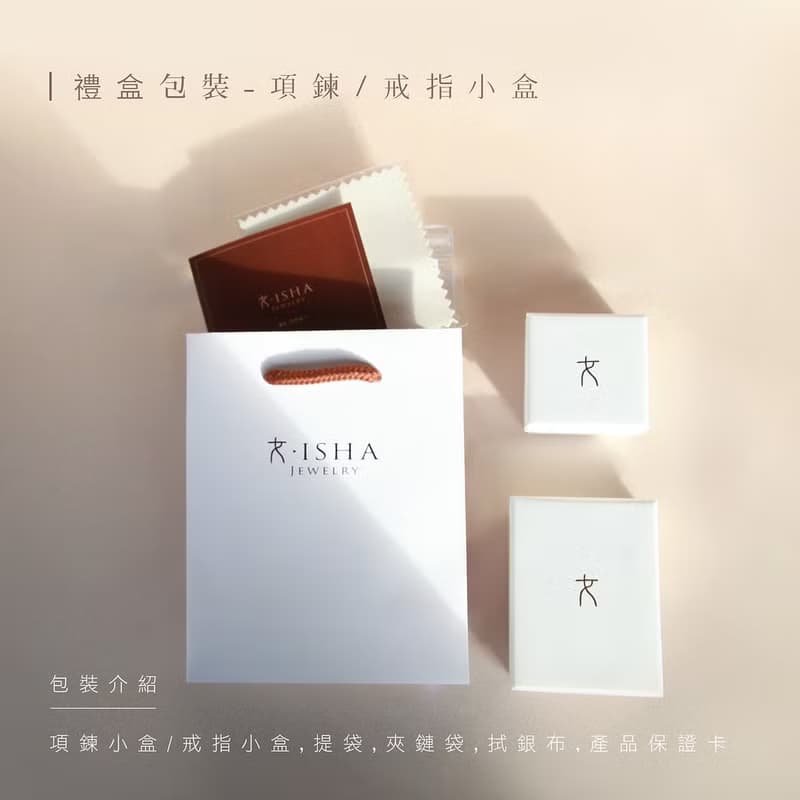 海藍寶單鑽純銀項鍊 | 誕生石系列_3月 天然石項鍊 生日禮物