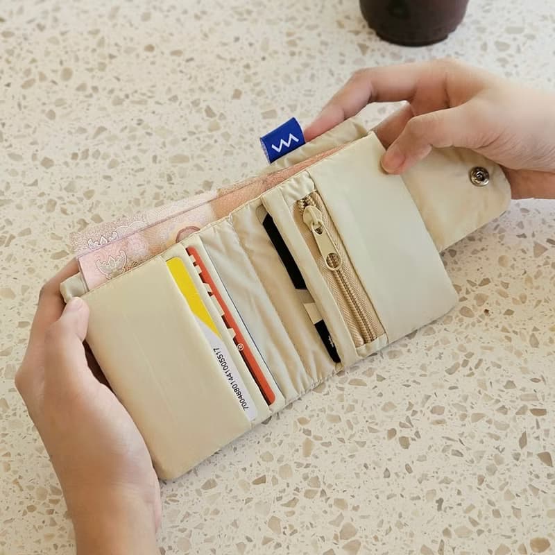 Bubble wallet - Khaki