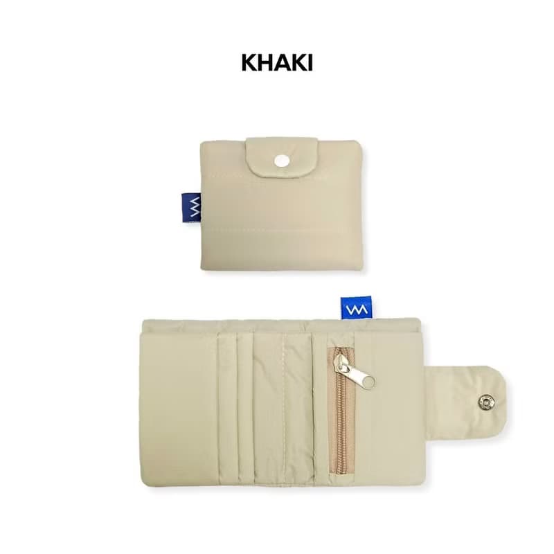 Bubble wallet - Khaki