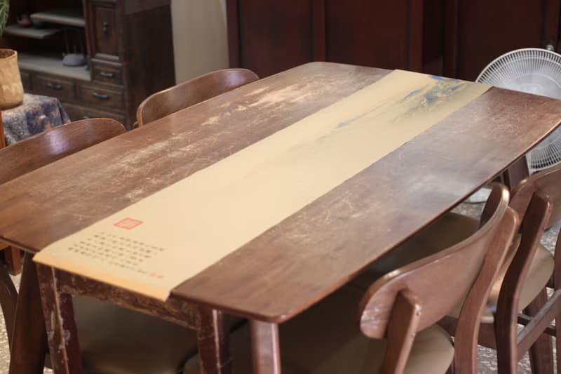 【送禮好物】手工草編茶席 香席 千里江山圖 28*152cm
