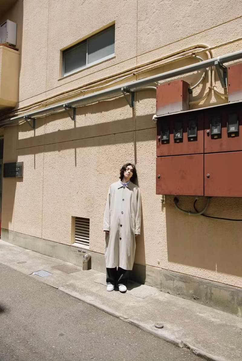 大風吹 復古天絲長款風衣