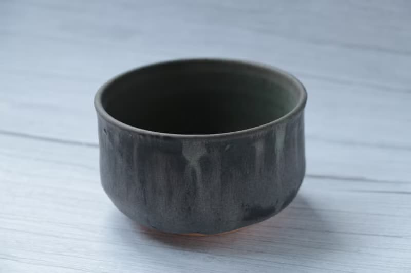 小茶碗  墨流