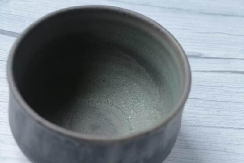 小茶碗  墨流