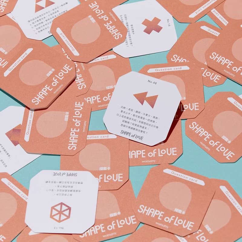 女人迷 Shape of Love 關係訂製牌卡