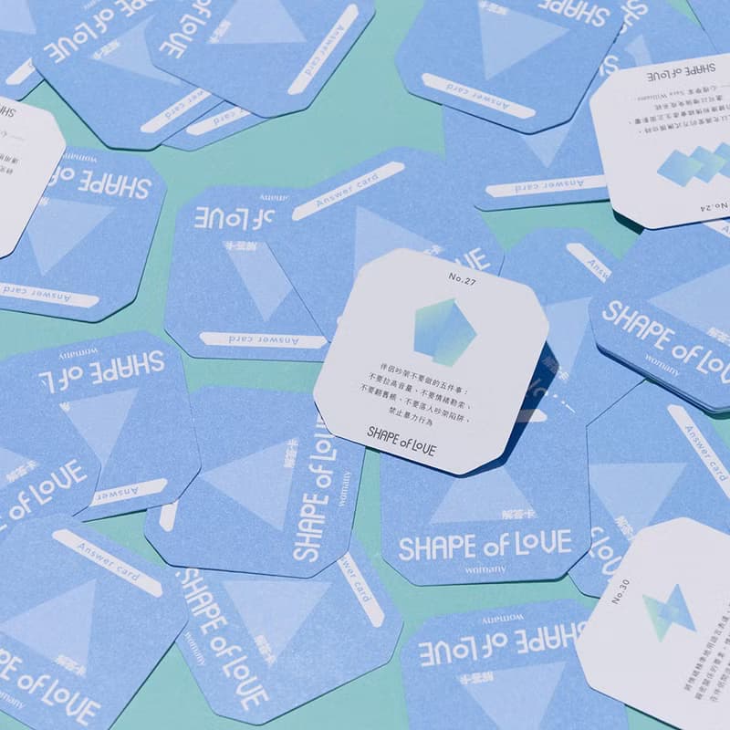 女人迷 Shape of Love 關係訂製牌卡