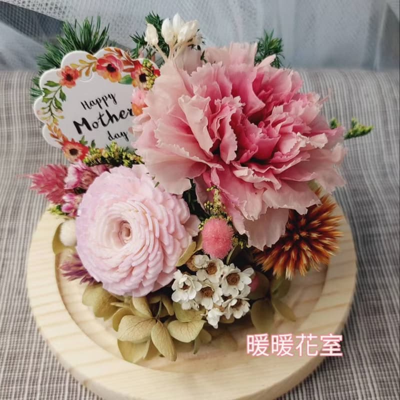 永生康乃馨玻璃花忠