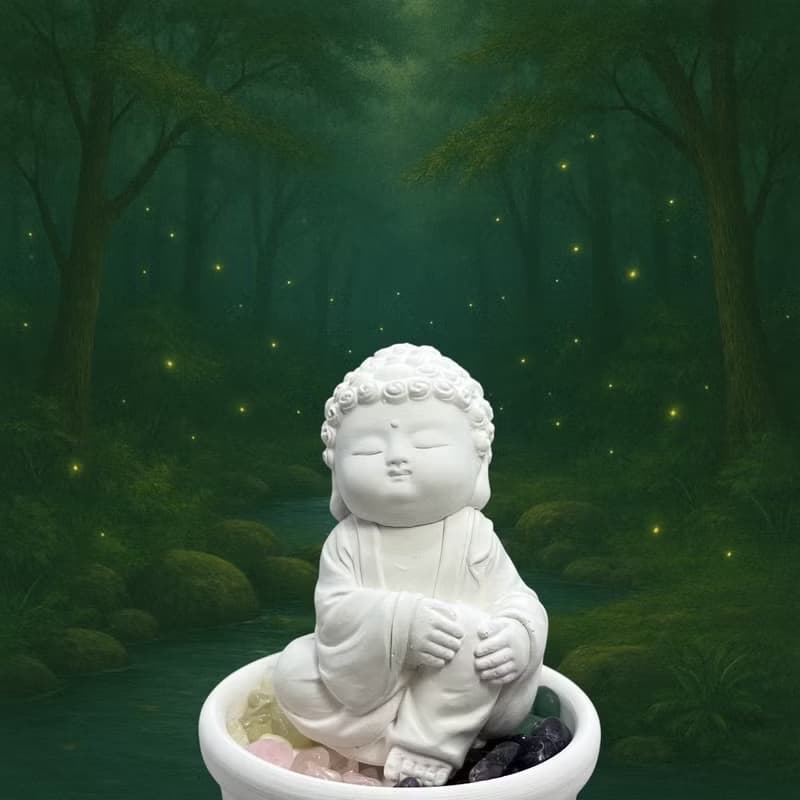 開運水晶 五行水晶礦石擴香之隨願水晶套組 送5ML精油香氛