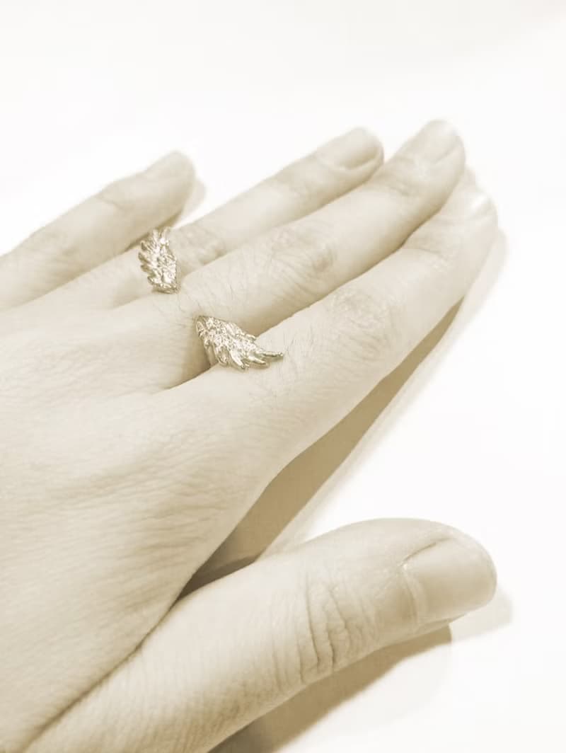 開口小翅膀戒指