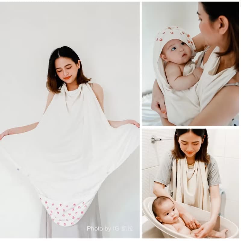 招福小飛龍成長浴巾禮組 彌月禮 新生兒 安撫玩偶