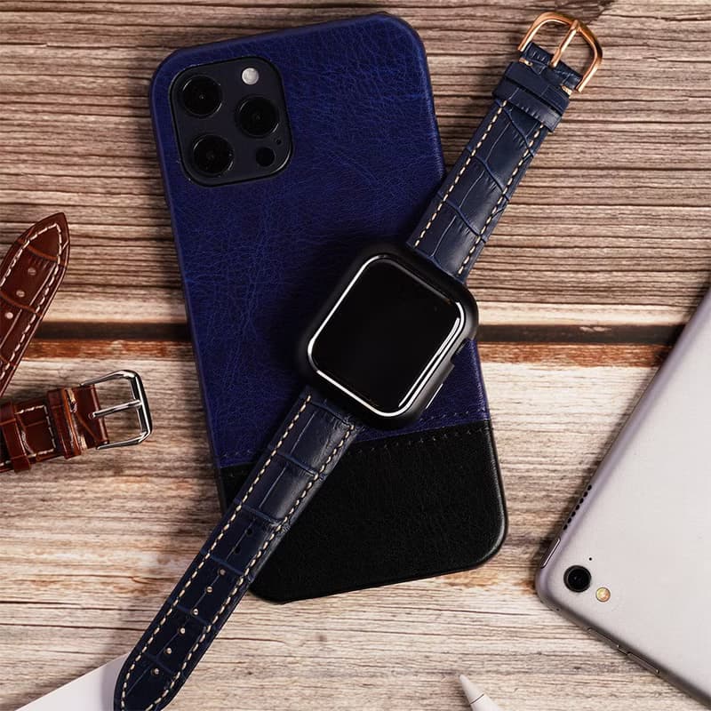 Apple watch - 壓紋真皮蘋果錶帶
