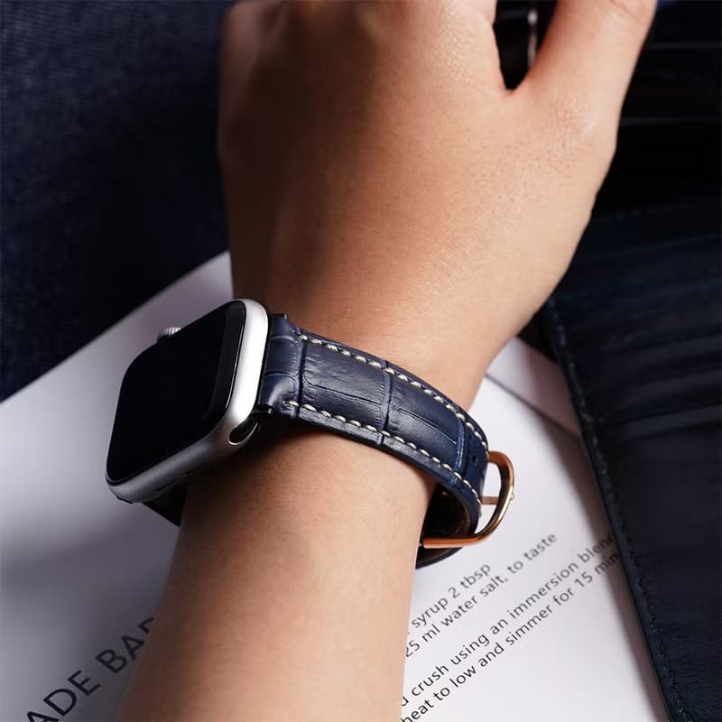 Apple watch - 壓紋真皮蘋果錶帶