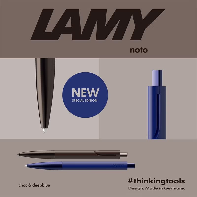 全球台灣獨家 / LAMY 原子筆 A6 鋼筆用筆記本禮盒 - noto