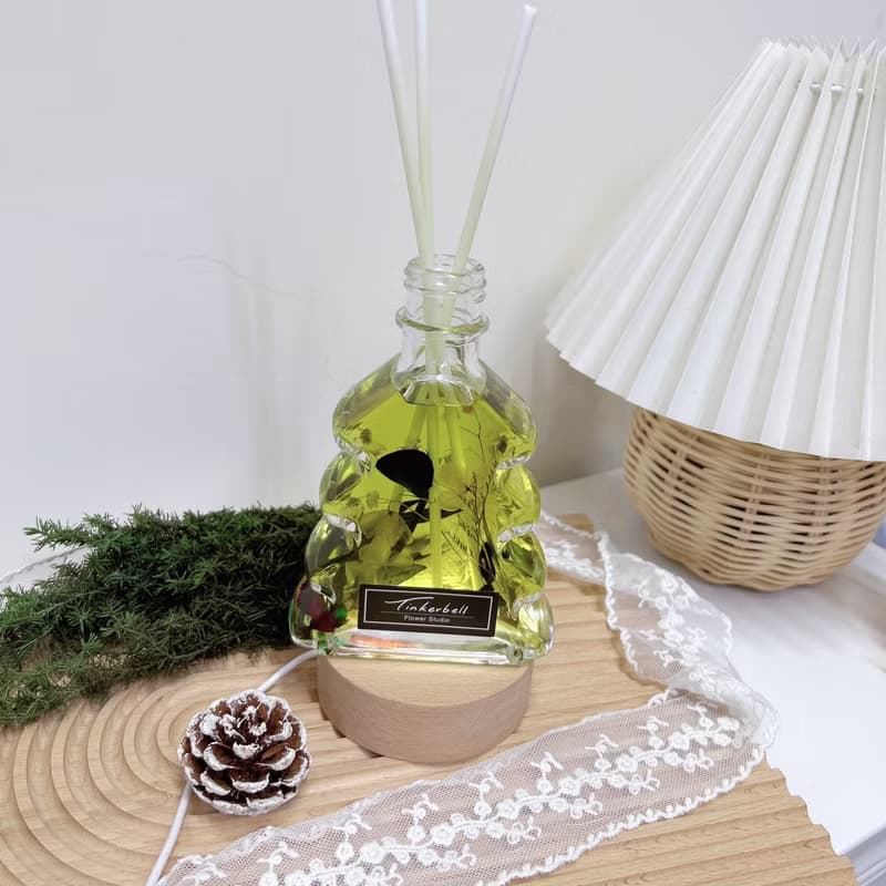 聖誕樹擴香瓶 DIY禮包 交換禮物 聖誕節 韓國香氛 擴香棒 附卡片