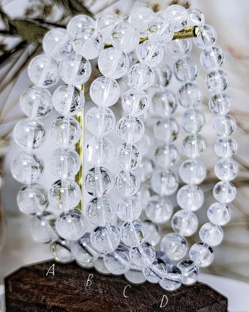 【天使藍針】天然顯藍針水晶手鍊