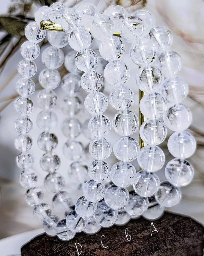 【天使藍針】天然顯藍針水晶手鍊