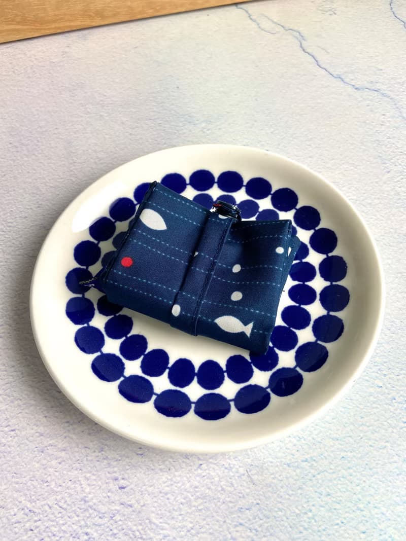 小魚輕巧防水餐具袋 環保 好收納 易清洗