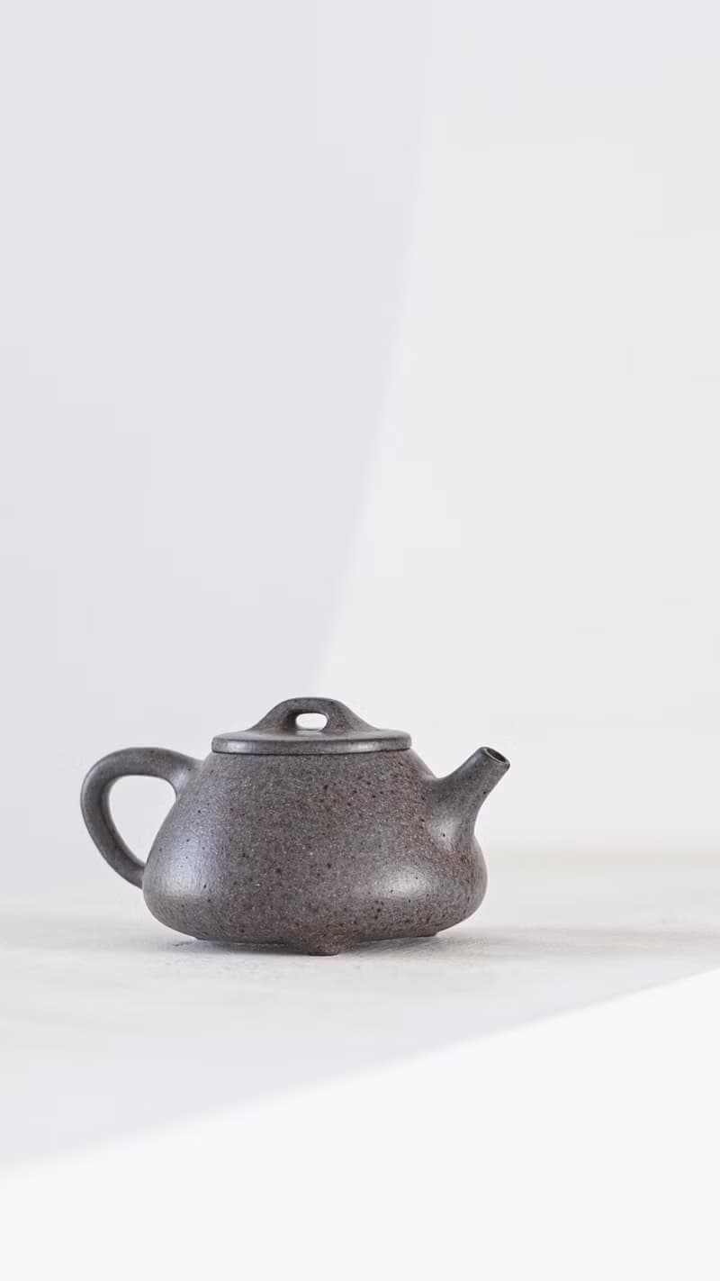 送禮紫砂壺茶壺小石瓢 特高温  110cc 明代经典器 雅致小品 老味