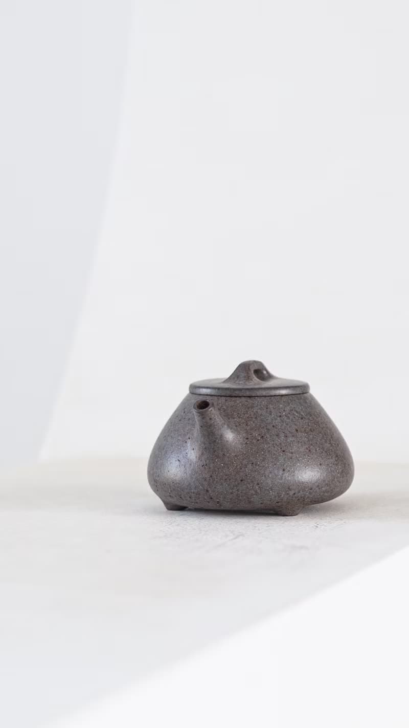 送禮紫砂壺茶壺小石瓢 特高温  110cc 明代经典器 雅致小品 老味
