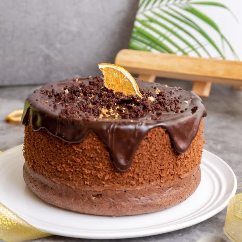 典藏戚風蛋糕/生日蛋糕/無加糖無澱粉/無糖/巧克力/鐵觀音