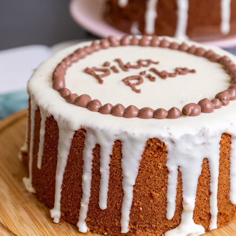 典藏戚風蛋糕/生日蛋糕/無加糖無澱粉/無糖/巧克力/鐵觀音