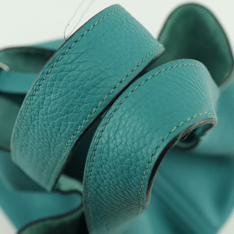 【日本直送】エルメス HERMES ピコタンロックMM ハンドバッグ トリヨンクレマンス 緑 X レディース【中古】