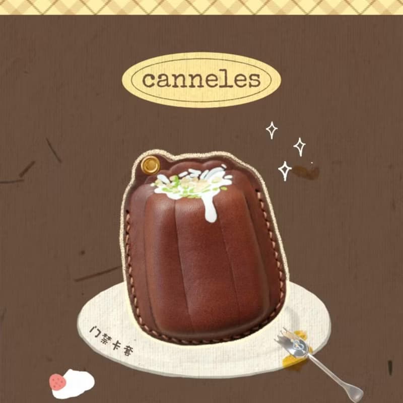 可露麗手作真皮 大樓磁扣套 門禁感應卡套 包包掛飾鑰匙扣掛件