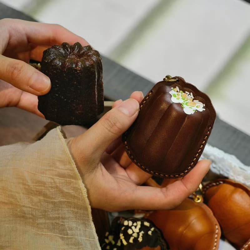 可露麗手作真皮 大樓磁扣套 門禁感應卡套 包包掛飾鑰匙扣掛件