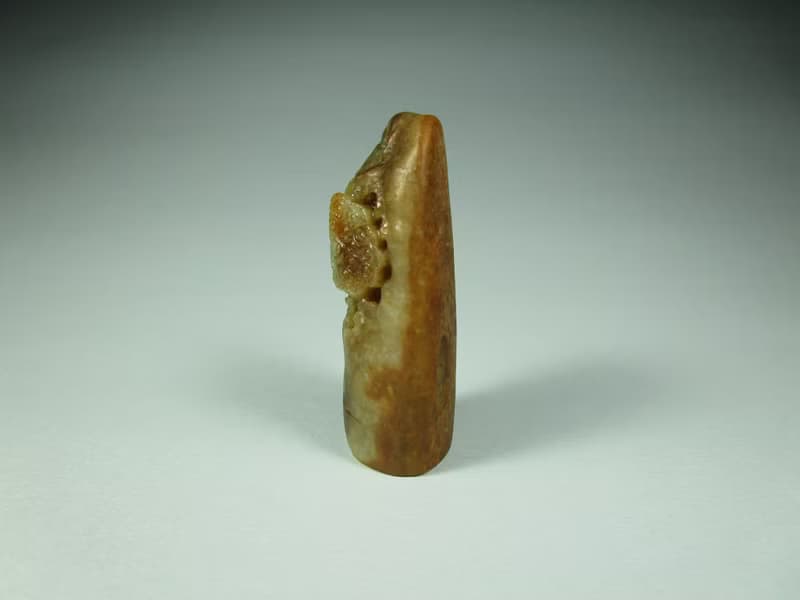 雕件 印紐系列-生生不息 褐皮油青種緬甸玉