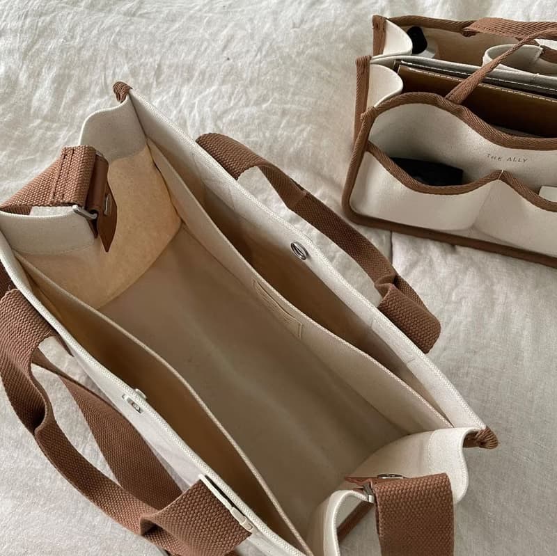 韓國 The Ally | LUNA BAG (附內袋)| 啡色 | 手袋 單肩包