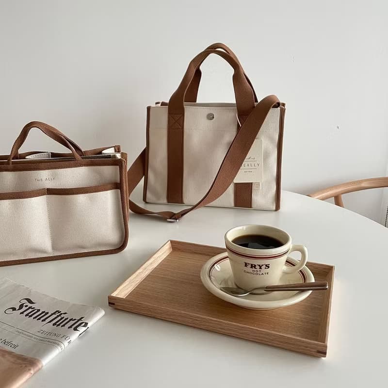 韓國 The Ally | LUNA BAG (附內袋)| 啡色 | 手袋 單肩包