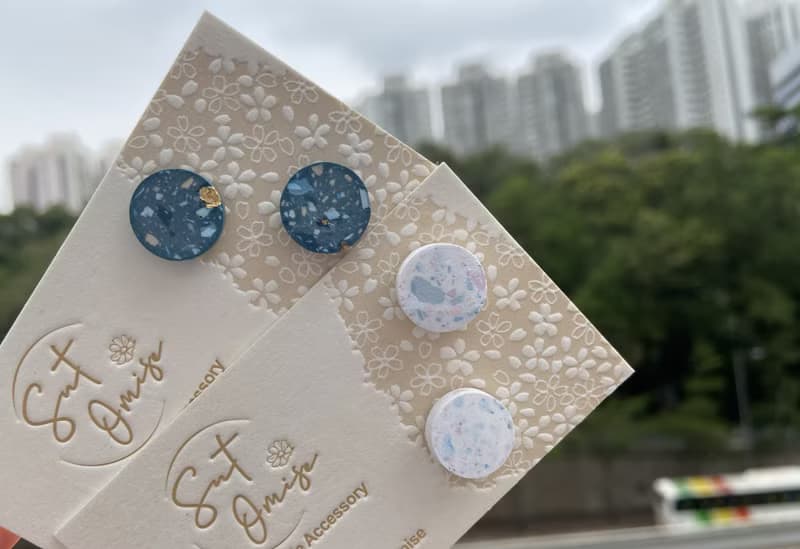 【千變・水磨石・擴香石口罩扣】香港手作/擴香石飾品