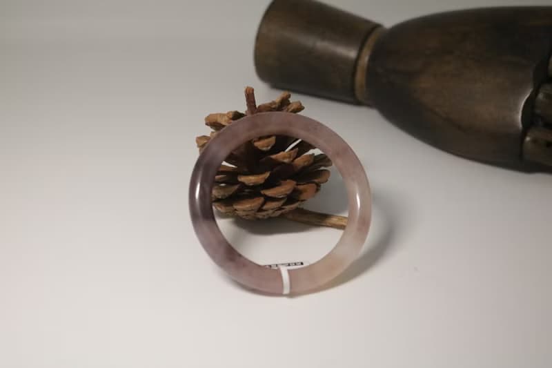 金絲玉精品冰種圓條玉石手鐲石英岩玉手環