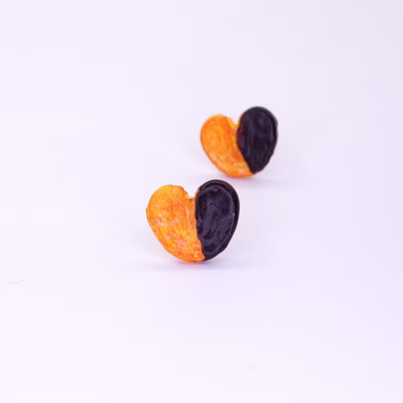 Playful Design 朱古力蝴蝶酥耳環