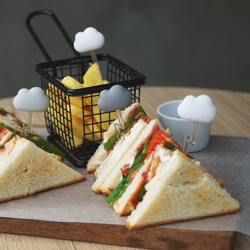 QUALY 朵朵雲兒果叉(6入)