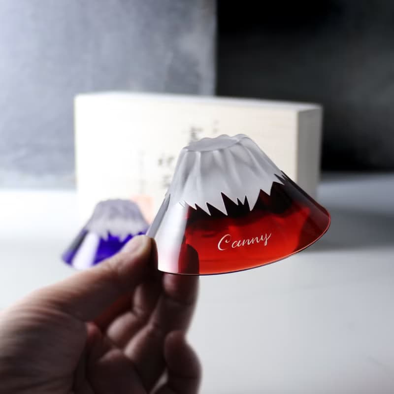 55cc (一對價)【日本田島硝子】富士山祝盃 結婚禮物